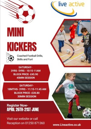 Mini Kickers - Live Active Blairgowrie